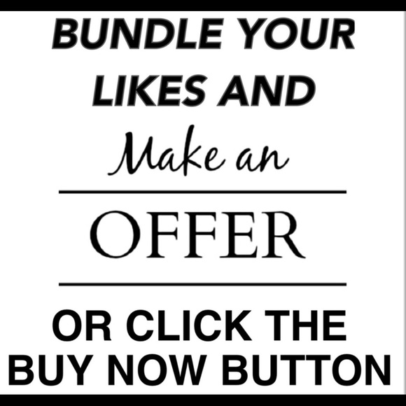 Other - SEND ME YOUR LIKES & BUNDLE & SAVE!